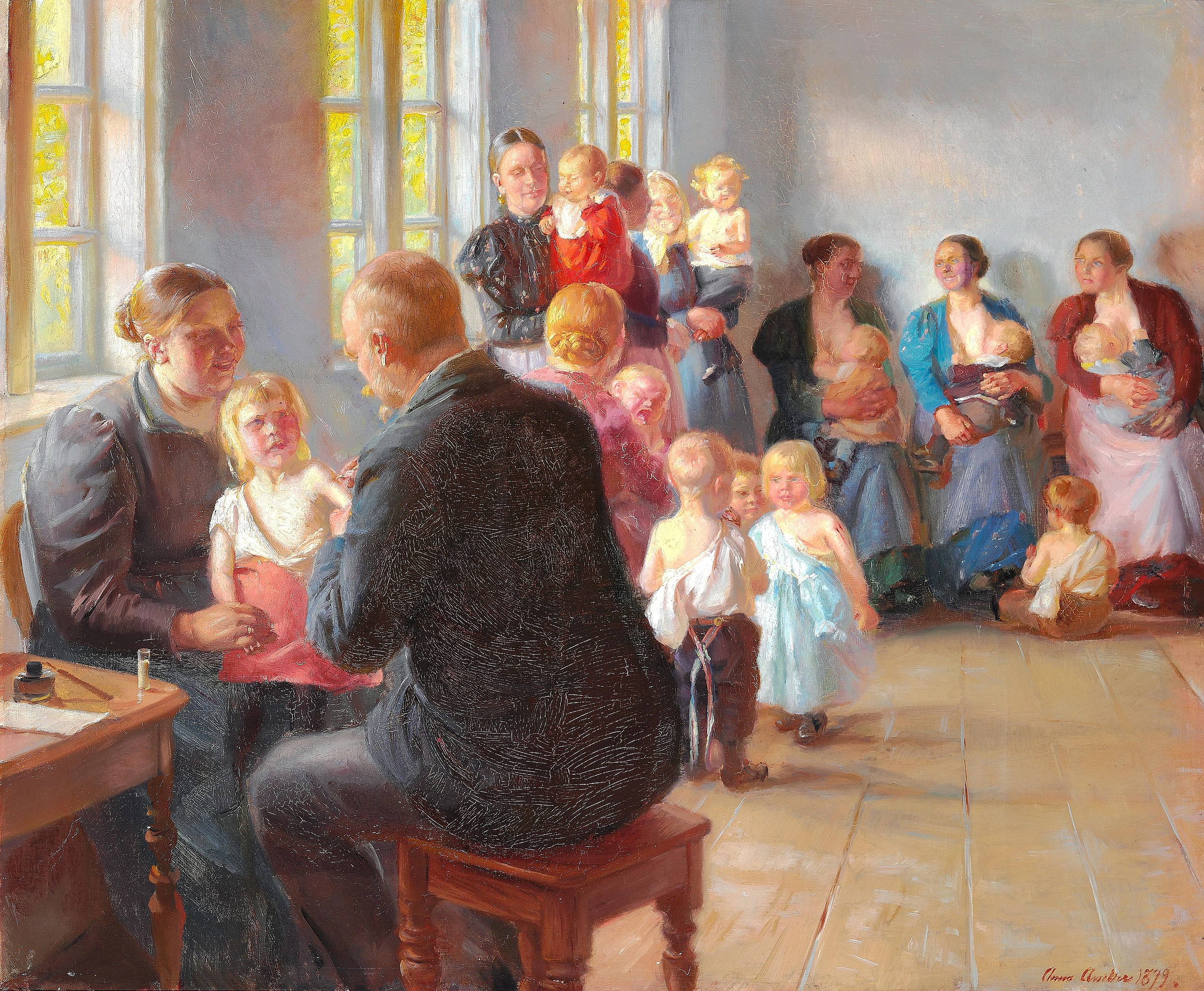 Anna Ancher | Painting Vaccination, Motherhood